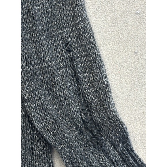 Free People Charcoal Grey Oversized Knit Duster Cardigan Sweater Size Small - Picture 7 of 9
